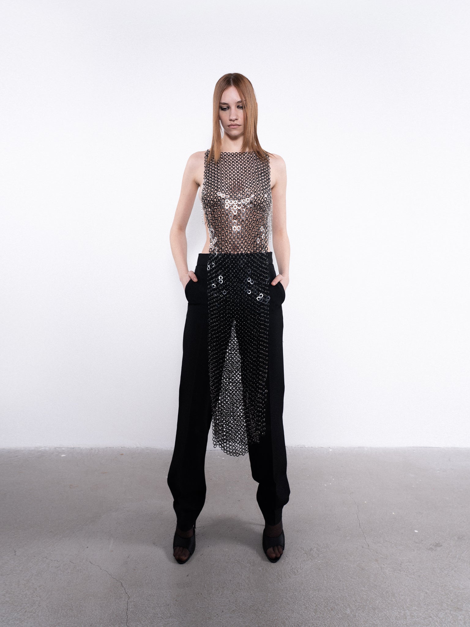 CHAINMAIL APRON DRESS