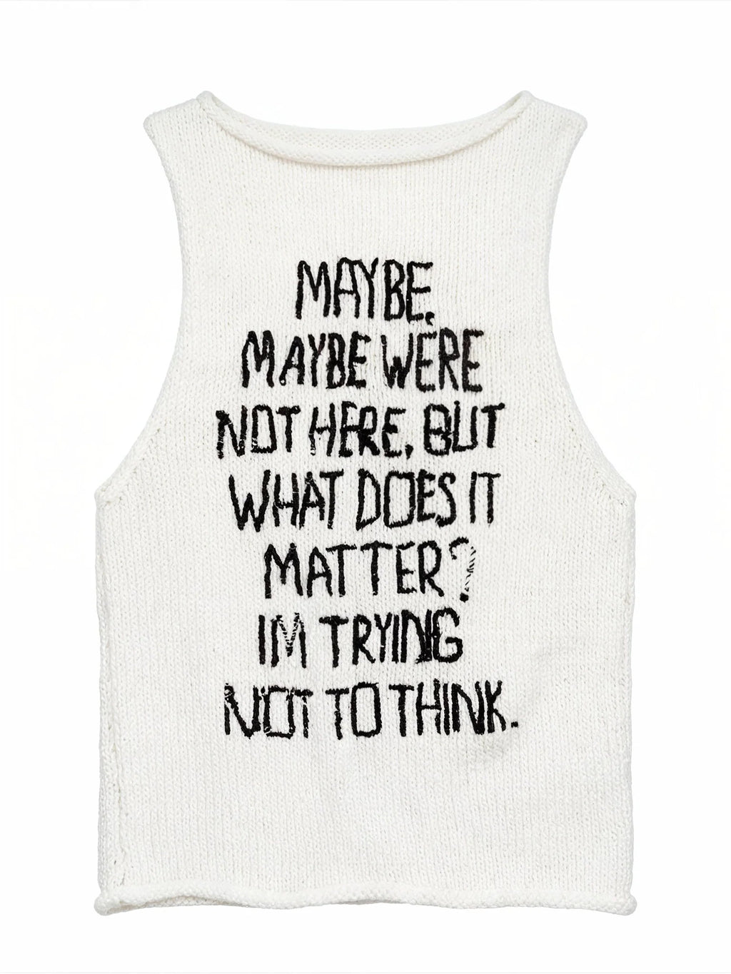 MAYBE KNIT TANK TOP