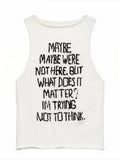 MAYBE KNIT TANK TOP