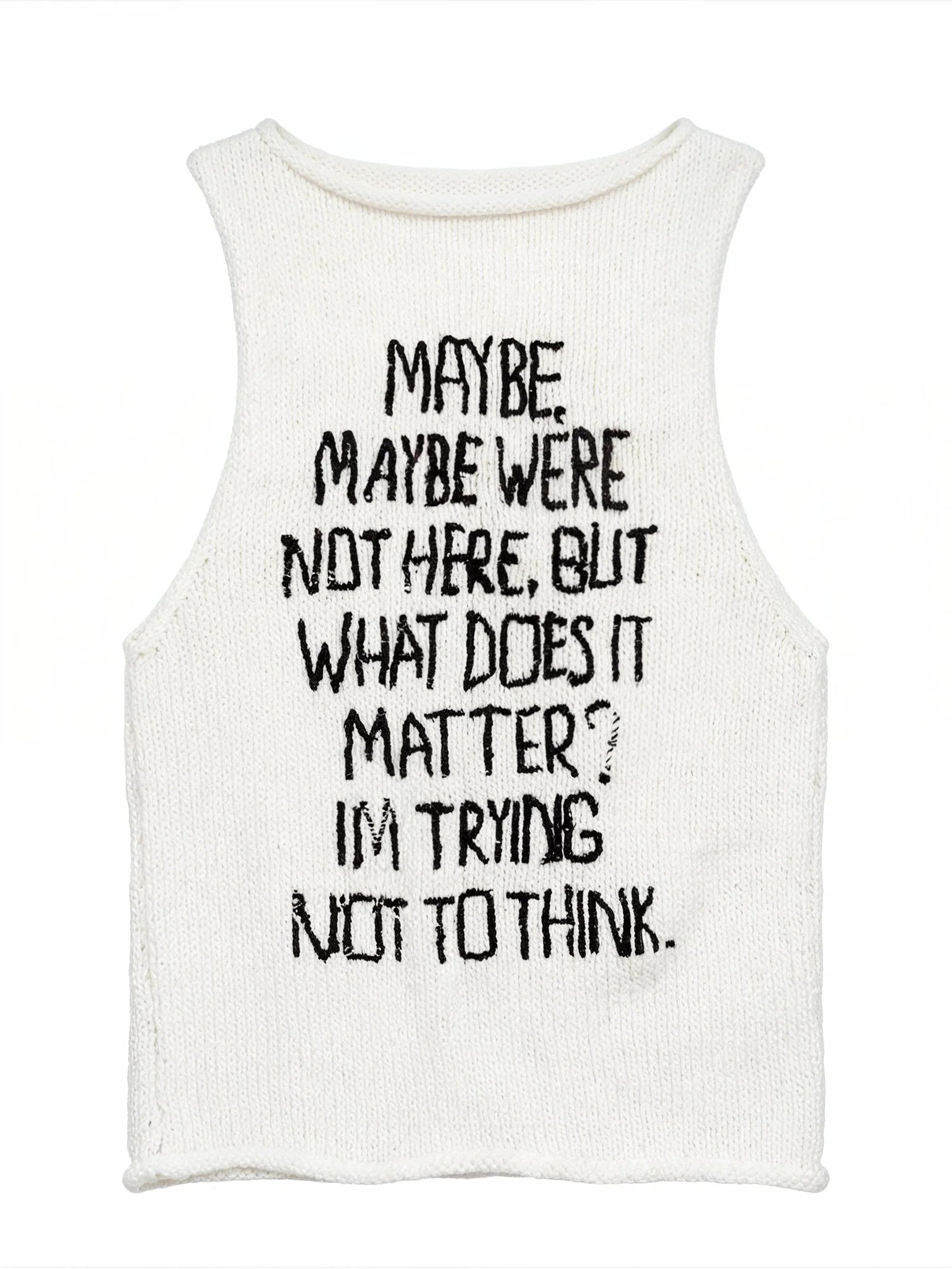 MAYBE KNIT TANK TOP